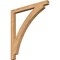 Ekena Millwork Thorton Block Smooth Bracket, Western Red Cedar, 3 1/2"W x 44"D x 48"H BKT04X44X48THR05SWR - alternate 1